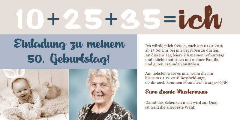 Beliebte Geburtstagseinladungen 70 Originelle Einladungskarten zum 70 Geburtstag
