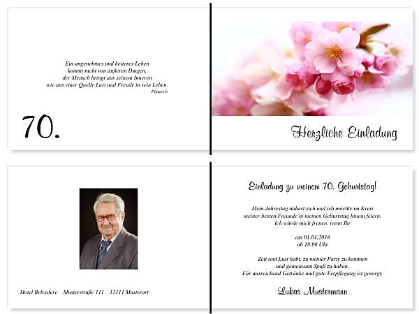 Individuelle Geburtstagseinladungen personalisierte Einladungen zum Geburtstag
