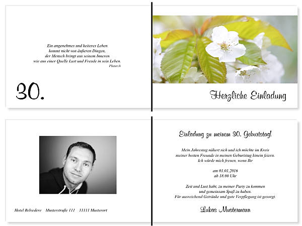 Individuelle Geburtstagseinladungen personalisierte Einladungen zum Geburtstag