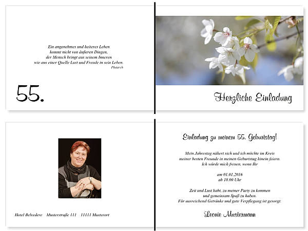 Individuelle Geburtstagseinladungen personalisierte Einladungen zum Geburtstag