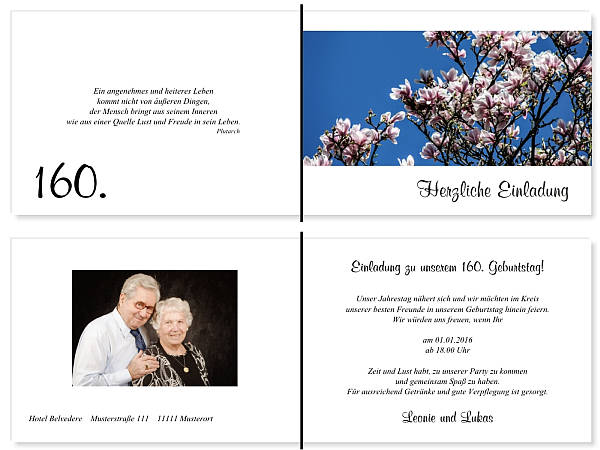 Individuelle Geburtstagseinladungen personalisierte Einladungen zum Geburtstag
