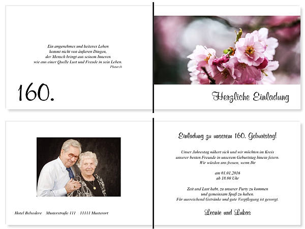 Individuelle Geburtstagseinladungen personalisierte Einladungen zum Geburtstag