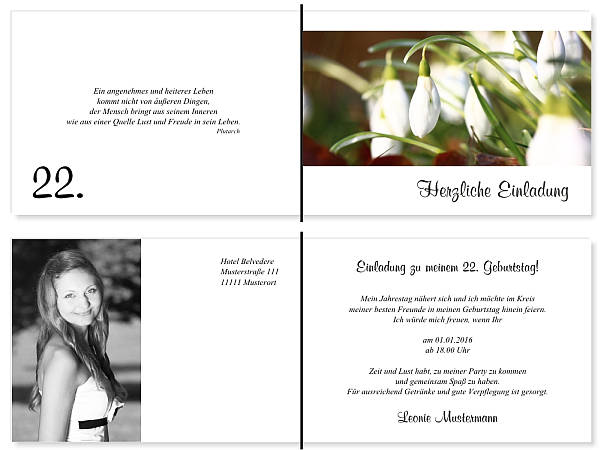 Individuelle Geburtstagseinladungen personalisierte Einladungen zum Geburtstag
