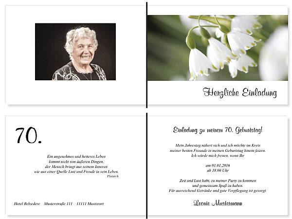 Individuelle Geburtstagseinladungen personalisierte Einladungen zum Geburtstag