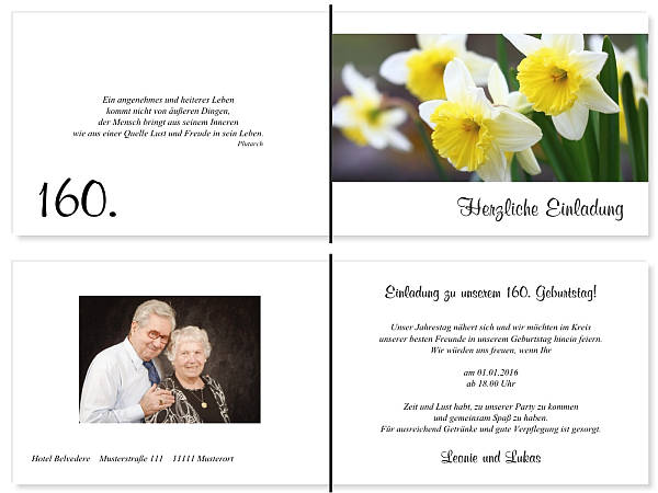Individuelle Geburtstagseinladungen personalisierte Einladungen zum Geburtstag