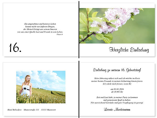 Individuelle Geburtstagseinladungen personalisierte Einladungen zum Geburtstag