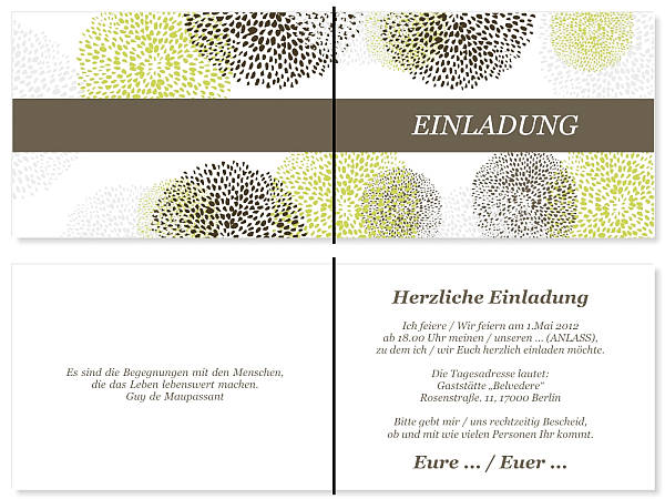 Individuelle Geburtstagseinladungen personalisierte Einladungen zum Geburtstag