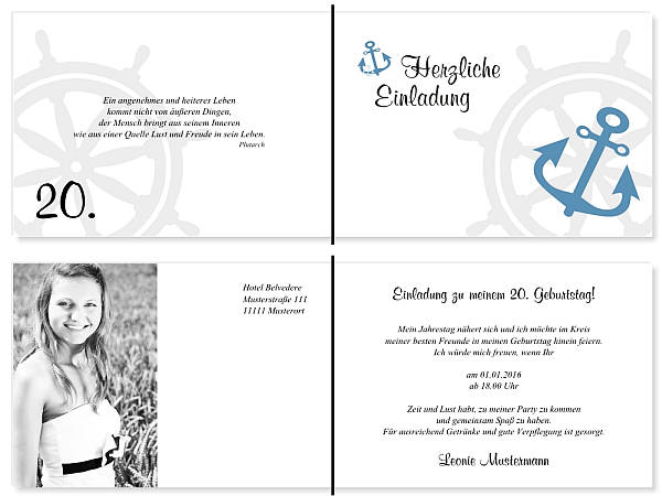 Individuelle Geburtstagseinladungen personalisierte Einladungen zum Geburtstag
