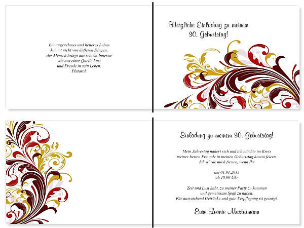 Individuelle Geburtstagseinladungen personalisierte Einladungen zum Geburtstag