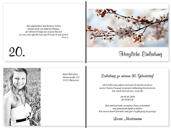 Individuelle Geburtstagseinladungen personalisierte Einladungen zum Geburtstag