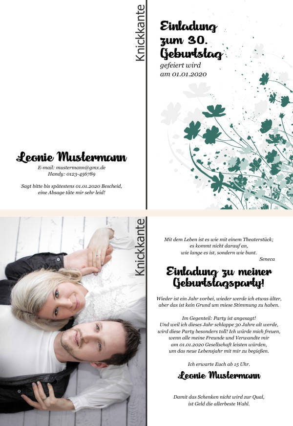 Beliebte Geburtstagseinladungen Beliebte Einladungskarten zum Geburtstag
