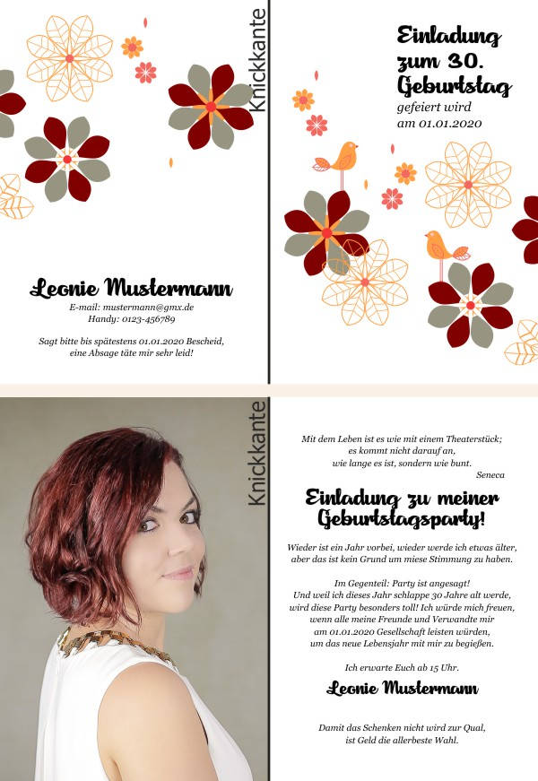 Beliebte Geburtstagseinladungen Beliebte Einladungskarten zum Geburtstag