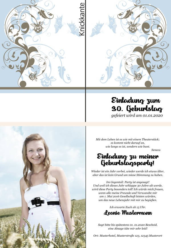 Beliebte Geburtstagseinladungen Beliebte Einladungskarten zum Geburtstag