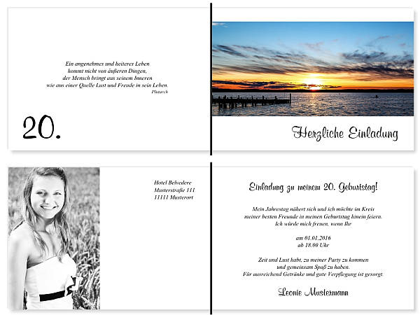 Individuelle Geburtstagseinladungen personalisierte Einladungen zum Geburtstag