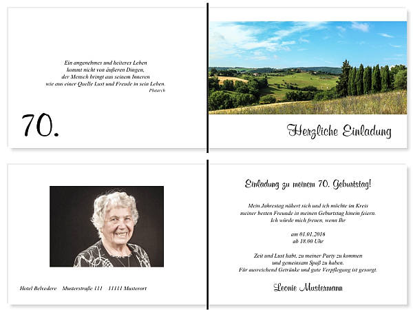 Individuelle Geburtstagseinladungen personalisierte Einladungen zum Geburtstag