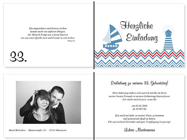 Individuelle Geburtstagseinladungen personalisierte Einladungen zum Geburtstag