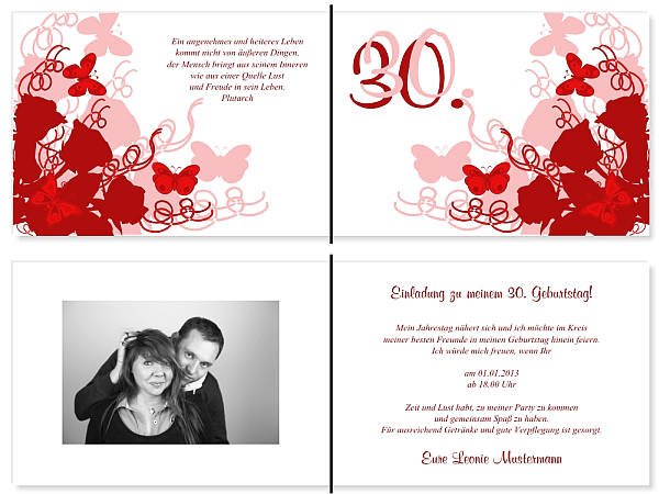 Individuelle Geburtstagseinladungen personalisierte Einladungen zum Geburtstag