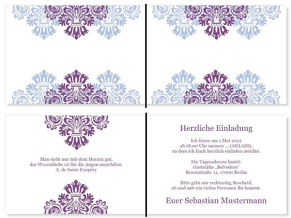 Individuelle Geburtstagseinladungen personalisierte Einladungen zum Geburtstag