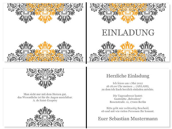 Individuelle Geburtstagseinladungen personalisierte Einladungen zum Geburtstag