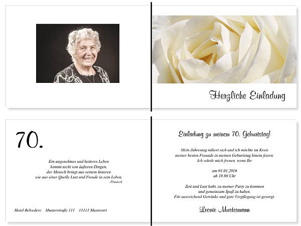 Individuelle Geburtstagseinladungen personalisierte Einladungen zum Geburtstag