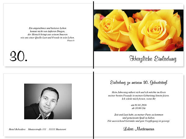 Individuelle Geburtstagseinladungen personalisierte Einladungen zum Geburtstag