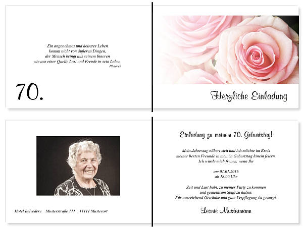 Individuelle Geburtstagseinladungen personalisierte Einladungen zum Geburtstag