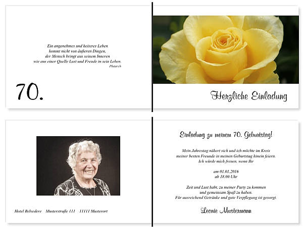 Individuelle Geburtstagseinladungen personalisierte Einladungen zum Geburtstag