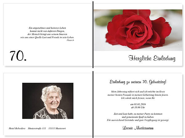 Individuelle Geburtstagseinladungen personalisierte Einladungen zum Geburtstag