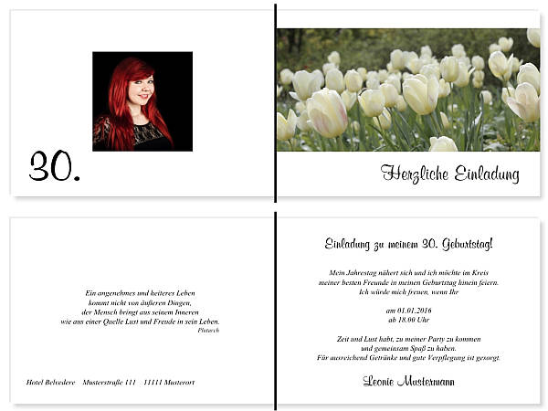 Individuelle Geburtstagseinladungen personalisierte Einladungen zum Geburtstag