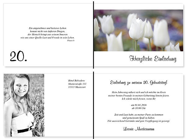 Individuelle Geburtstagseinladungen personalisierte Einladungen zum Geburtstag