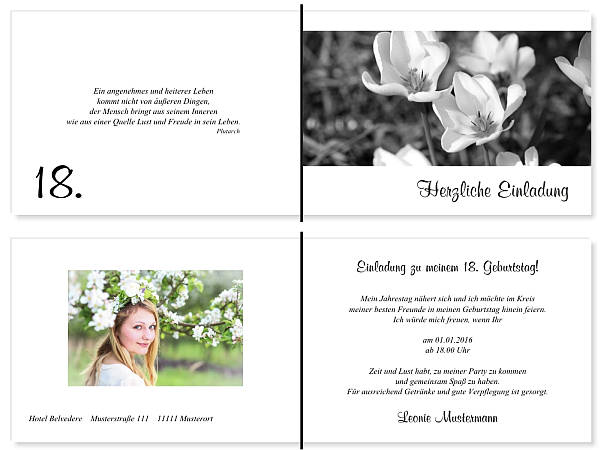 Individuelle Geburtstagseinladungen personalisierte Einladungen zum Geburtstag
