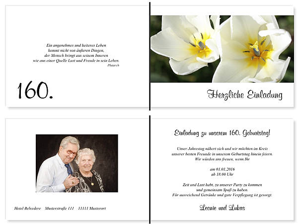 Individuelle Geburtstagseinladungen personalisierte Einladungen zum Geburtstag