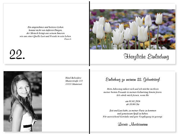 Individuelle Geburtstagseinladungen personalisierte Einladungen zum Geburtstag