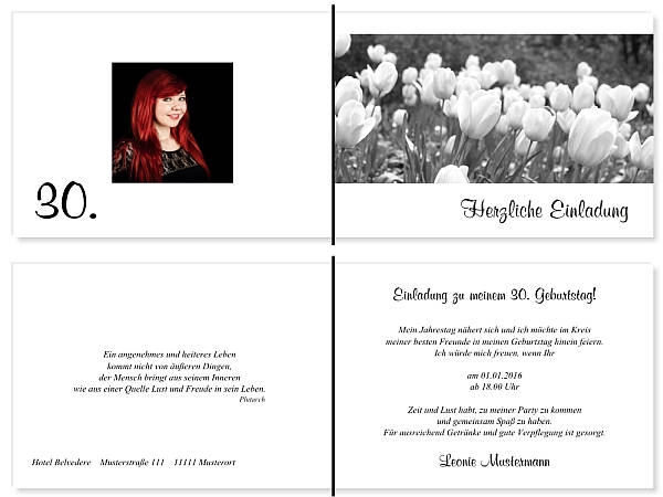Individuelle Geburtstagseinladungen personalisierte Einladungen zum Geburtstag