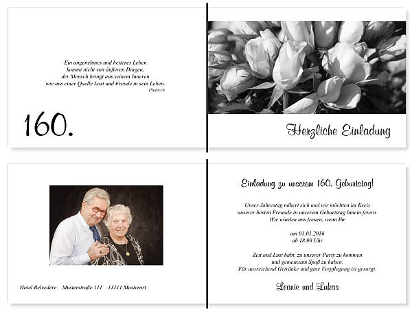 Individuelle Geburtstagseinladungen personalisierte Einladungen zum Geburtstag