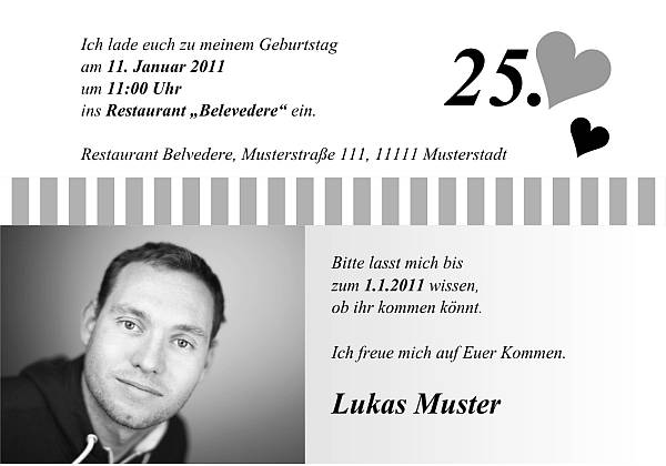 Individuelle Geburtstagseinladungen personalisierte Einladungen zum Geburtstag