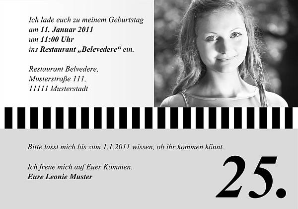 Individuelle Geburtstagseinladungen personalisierte Einladungen zum Geburtstag