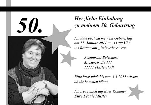 Individuelle Geburtstagseinladungen personalisierte Einladungen zum Geburtstag