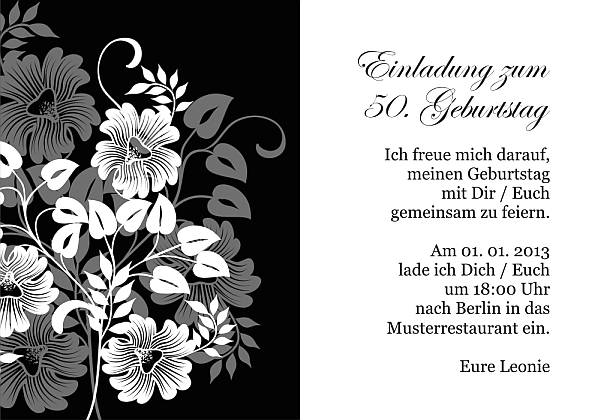 Individuelle Geburtstagseinladungen personalisierte Einladungen zum Geburtstag