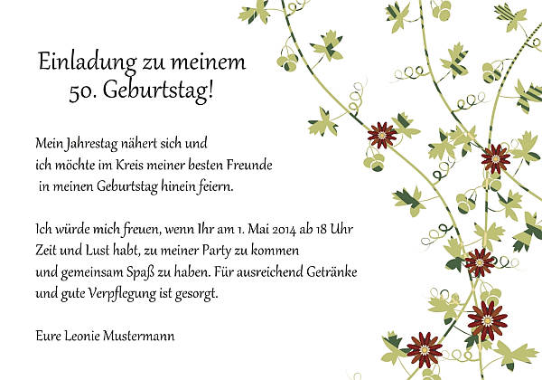 Individuelle Geburtstagseinladungen personalisierte Einladungen zum Geburtstag