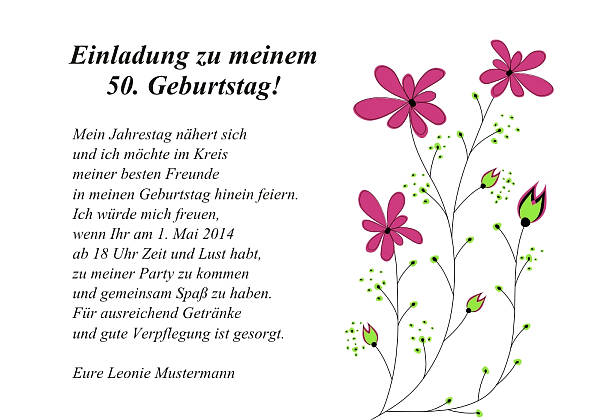 Individuelle Geburtstagseinladungen personalisierte Einladungen zum Geburtstag