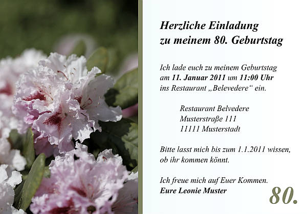 Individuelle Geburtstagseinladungen personalisierte Einladungen zum Geburtstag