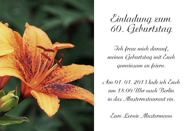 Individuelle Geburtstagseinladungen personalisierte Einladungen zum Geburtstag