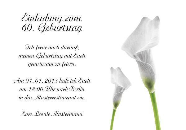 personalisierte Einladungen zum Geburtstag