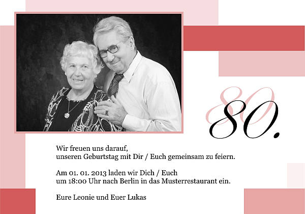 Individuelle Geburtstagseinladungen personalisierte Einladungen zum Geburtstag