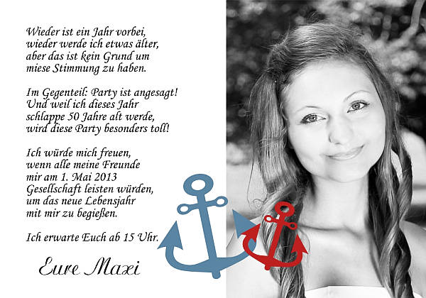 Individuelle Geburtstagseinladungen personalisierte Einladungen zum Geburtstag