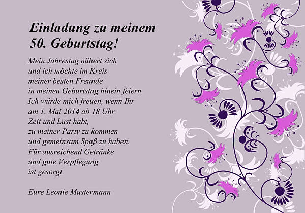 Individuelle Geburtstagseinladungen personalisierte Einladungen zum Geburtstag