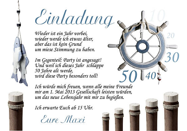 Individuelle Geburtstagseinladungen personalisierte Einladungen zum Geburtstag