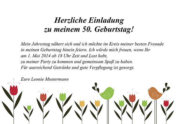 Individuelle Geburtstagseinladungen personalisierte Einladungen zum Geburtstag