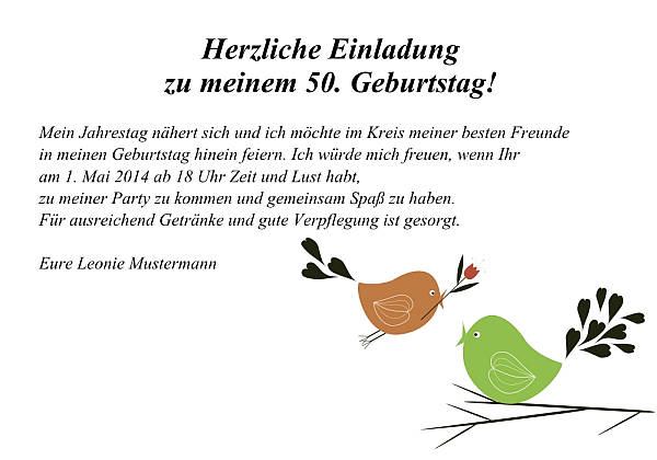 Individuelle Geburtstagseinladungen personalisierte Einladungen zum Geburtstag